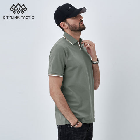 Tropical Breeze Half Sleeve Polo Shirt