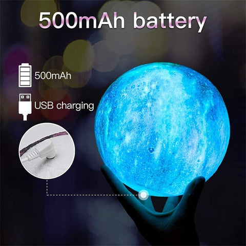 Starry Dreams 3D Kids Night Light: Color-Changing Galaxy Lamp