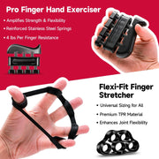 Adjustable Grip Strength Trainer with Finger Exerciser