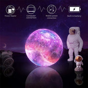 Starry Dreams 3D Kids Night Light: Color-Changing Galaxy Lamp