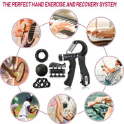 Adjustable Grip Strength Trainer with Finger Exerciser