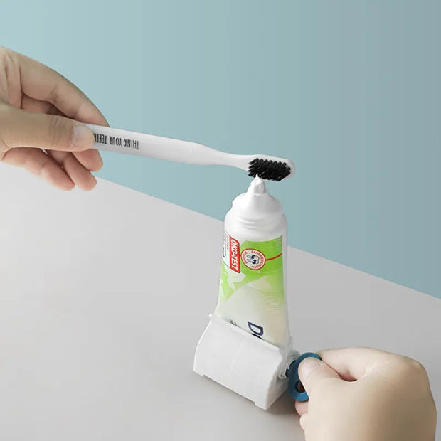 EasySqueeze Toothpaste Holder: Bathroom Accessories Organizer