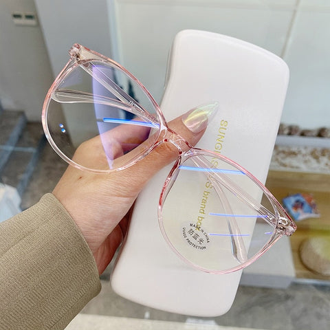 Lunettes d'ordinateur transparentes