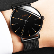 FashionQuartz Men's Fashion Ultra Thin Watches