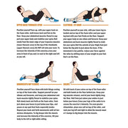 Rodillo de masaje de yoga Espuma de fitness