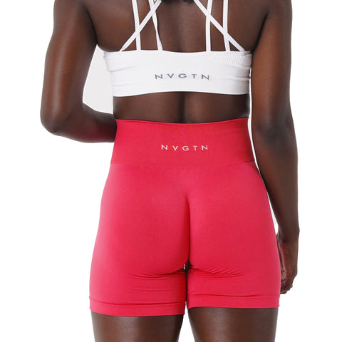 Lycra Spandex Solid Seamless Shorts