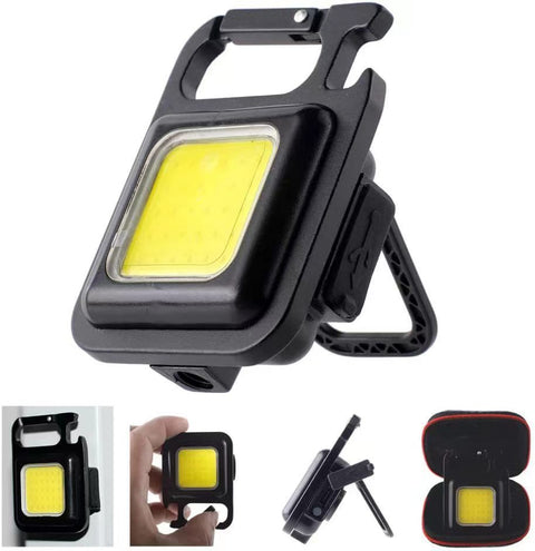 Multifunctional Mini Glare COB Keychain Light