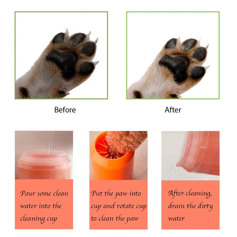 Portable Dog Paw Cleaner Cup