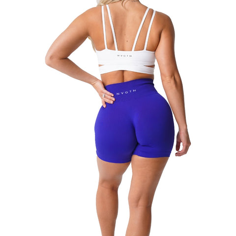 Lycra Spandex Solid Seamless Shorts